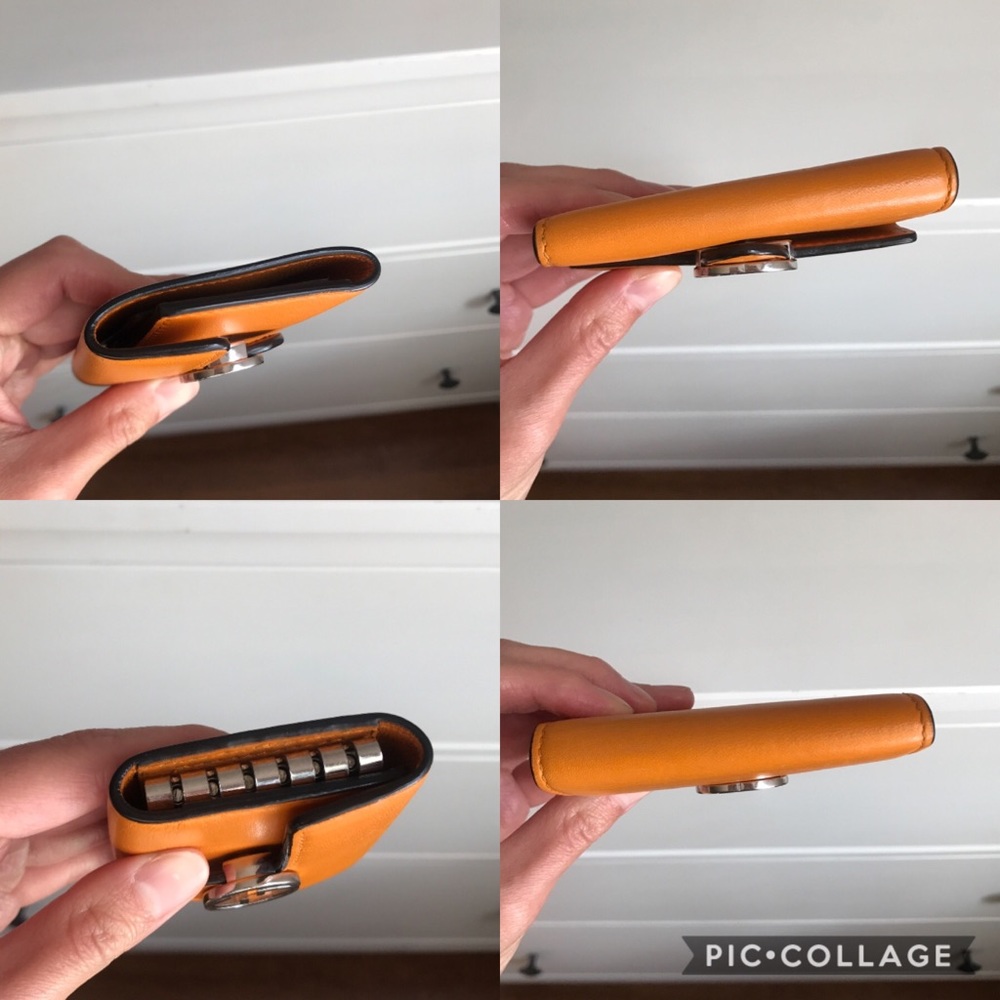 Authentic Gucci Orange 6 Rings Key Holder Case - Picture 5 of 7